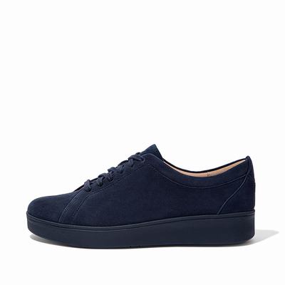 Fitflop Rally Suede Sneakers Dame, Marineblå 510-H07